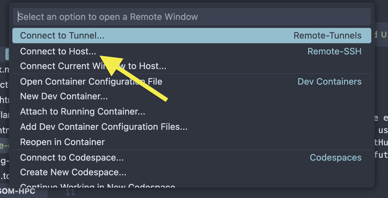 Remote dev menu Remote dev menu